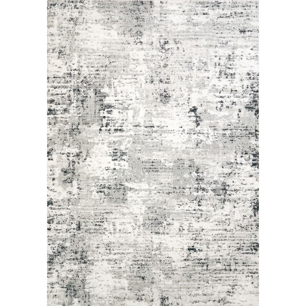 Dynamic Rugs 4607-910 Troya 7.10 Ft. X 10.10 Ft. Rectangle Rug in Grey/Ivory